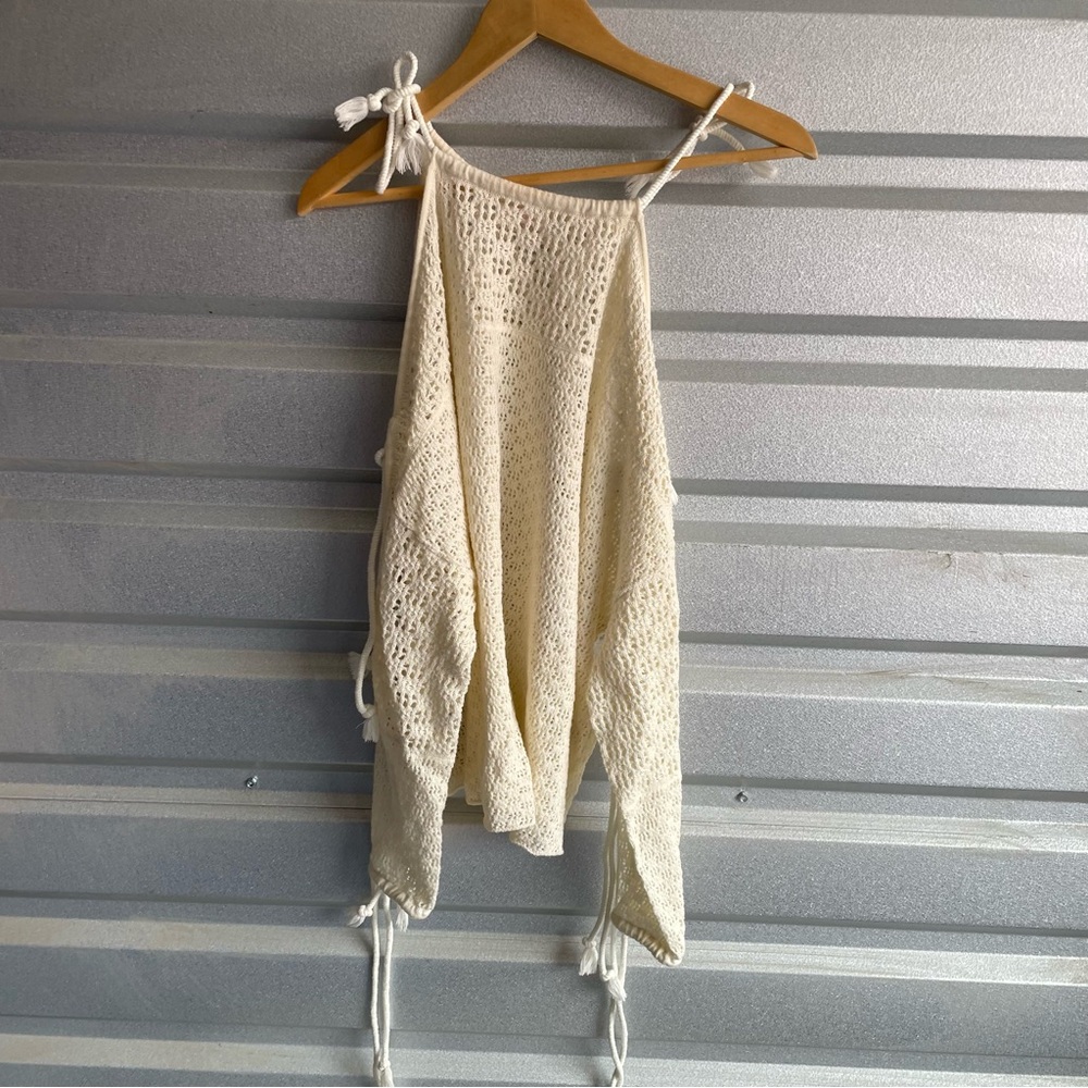See by Chloe crochet top in cloud dancer - Picture 2 of 9